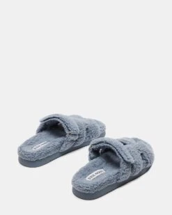 MAYVEN FAUX SHEARLING BLUE - SM REBOOTED -Steve Madden Shop 30989085900933