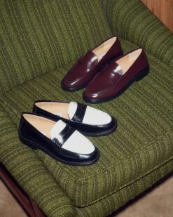 MADISON BLACK/WHITE LEATHER -Steve Madden Shop SM 2024 AUGUST PREPPY 19 MADISON 0643