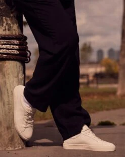 BONDD WHITE LEATHER -Steve Madden Shop SM 2024 Q4 MENS 06 BONDD 0141