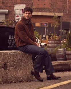 HAYNES BROWN LEATHER 17 HAYNES BROWN LEATHER -Steve Madden Shop SM 2024 Q4 MENS 09 HAYNES 0288