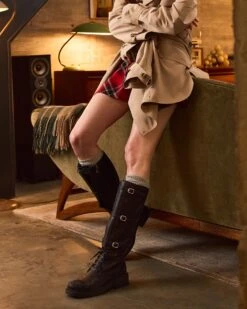 CRITICAL BLACK LEATHER -Steve Madden Shop SM 2025 JANUARY DTC 06 CRITICAL L WARMER 0491