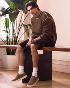 FRANKK TAUPE SUEDE -Steve Madden Shop SM 2025 Q1 MENS 06 FRANKK 0095 CROPPED