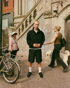 HASEN BLACK LEATHER -Steve Madden Shop SM 2025 Q3 MENS 8 HASEN