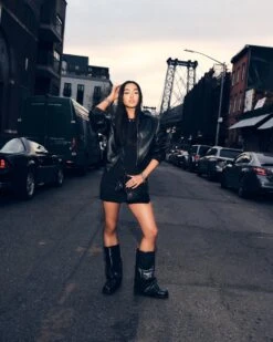 BENTON BLACK LEATHER -Steve Madden Shop SM 2025 SUMMER DOMESTIC RETAIL WHOLESALE SUNRISE 02 BENTON BARDA