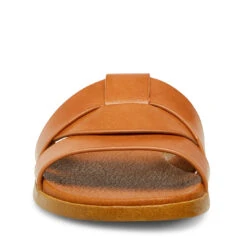 VIVIEN TAN LEATHER - SM REBOOTED -Steve Madden Shop STEVEMADDEN SANDALS VIVIEN TAN LEATHER FRONT