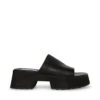 SAMMIE BLACK LEATHER - SM REBOOTED -Steve Madden Shop STEVEMADDEN SHOES SAMMIE BLACK LEATHER SIDE