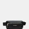PLEATED BAGUETTE BELT BAG BLACK 16 PLEATED BAGUETTE BELT BAG BLACK -Steve Madden Shop STEVEMADDEN ACCESSORIES SMP38516 BLACK 01