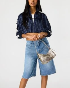 SMITH BAG SILVER SNAKE -Steve Madden Shop STEVEMADDEN APPAREL BSMITH SNAKE 0873