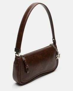 ANGEL BAG BROWN DISTRESSED -Steve Madden Shop STEVEMADDEN HANDBAGS BANGEL BROWN DISTRESSED 03