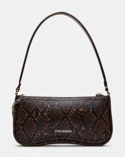 ANGEL BAG BROWN SNAKE -Steve Madden Shop STEVEMADDEN HANDBAGS BANGEL BROWN SNAKE 02