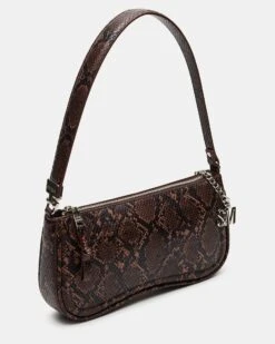 ANGEL BAG BROWN SNAKE -Steve Madden Shop STEVEMADDEN HANDBAGS BANGEL BROWN SNAKE 03