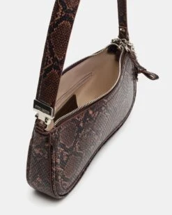 ANGEL BAG BROWN SNAKE -Steve Madden Shop STEVEMADDEN HANDBAGS BANGEL BROWN SNAKE 05
