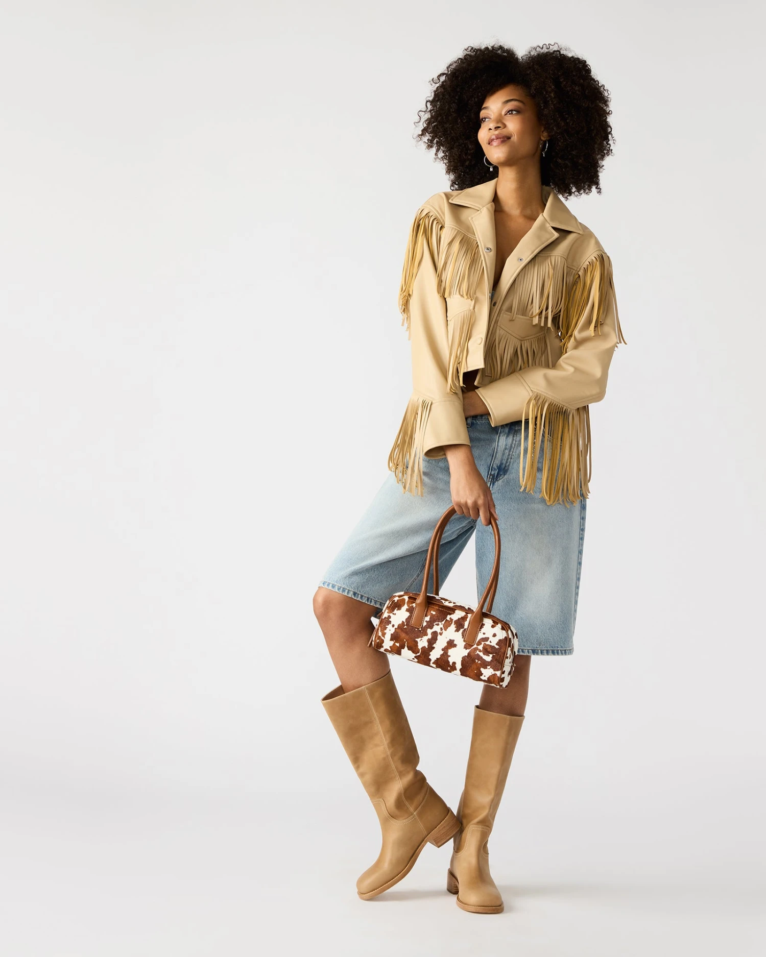 ANISE BAG BROWN COW PRINT 2 ANISE BAG BROWN COW PRINT - Image 2