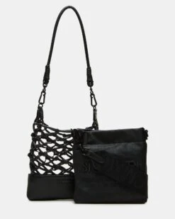 ARDA BAG BLACK/BLACK -Steve Madden Shop STEVEMADDEN HANDBAGS BARDA BLACK BLACK 01