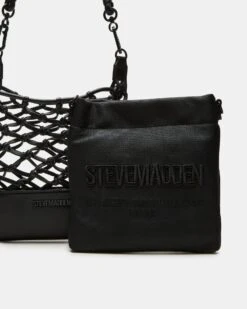 ARDA BAG BLACK/BLACK -Steve Madden Shop STEVEMADDEN HANDBAGS BARDA BLACK BLACK 05