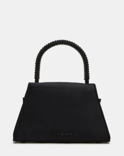 COSETTE BAG BLACK SATIN -Steve Madden Shop STEVEMADDEN HANDBAGS BCOSETTE BLACK SATIN 02 54e56eee edf8 490e acb6 9b32b5591bff