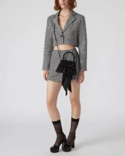 COSETTE BAG BLACK SATIN -Steve Madden Shop STEVEMADDEN HANDBAGS BCOSETTE BLACK SATIN 1010