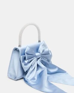 COSETTE BAG BLUE -Steve Madden Shop STEVEMADDEN HANDBAGS BCOSETTE BLUE SATIN 02