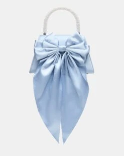 COSETTE BAG BLUE -Steve Madden Shop STEVEMADDEN HANDBAGS BCOSETTE BLUE SATIN 03