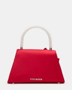COSETTE BAG RED -Steve Madden Shop STEVEMADDEN HANDBAGS BCOSETTE RED SATIN 02