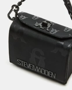 DALEY BAG BLACK/BLACK 8 DALEY BAG BLACK/BLACK -Steve Madden Shop STEVEMADDEN HANDBAGS BDALEY BLACK 01