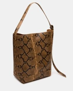 DENISE BAG BROWN PRINT 9 DENISE BAG BROWN PRINT -Steve Madden Shop STEVEMADDEN HANDBAGS BDENISE SNAKE 02