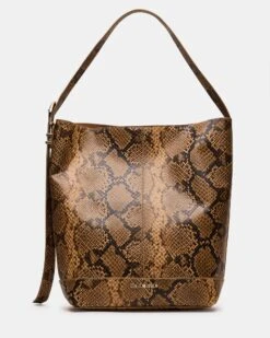 DENISE BAG BROWN PRINT 11 DENISE BAG BROWN PRINT -Steve Madden Shop STEVEMADDEN HANDBAGS BDENISE SNAKE 03