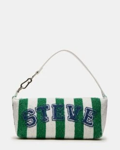 EMERSYN BEADED BAG GREEN MULTI