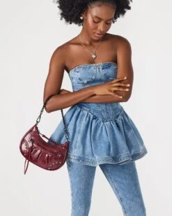 ERIKA BAG BLACK -Steve Madden Shop STEVEMADDEN HANDBAGS BERIKA WINE 20348 4ee12fd1 e14c 400c 9da7 dbe7abf7d78a