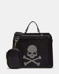 EVELYN SKULL BAG BLACK