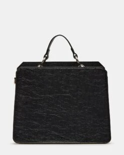 EVELYN SKULL BAG BLACK -Steve Madden Shop STEVEMADDEN HANDBAGS BEVELYNW BLACK 01