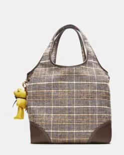 GRUNGY BAG PLAID BROWN MULTI 13 GRUNGY BAG PLAID BROWN MULTI -Steve Madden Shop STEVEMADDEN HANDBAGS BGRUNGYP BROWN MULTI 01 1