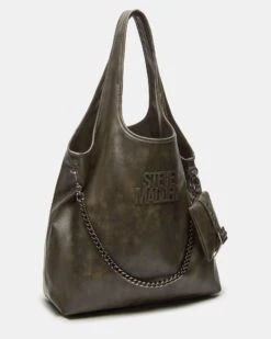 GRUNGY BAG OLIVE -Steve Madden Shop STEVEMADDEN HANDBAGS BGRUNGY OLIVE 02 dadf6257 5972 4692 81a8 4f35218aaa6b