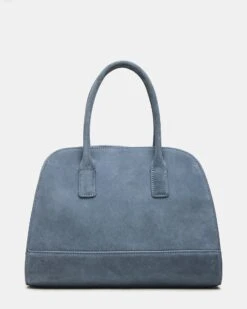 HADLEE BAG BABY BLUE SUEDE -Steve Madden Shop STEVEMADDEN HANDBAGS BHADLEE BABY BLUE SUEDE 01