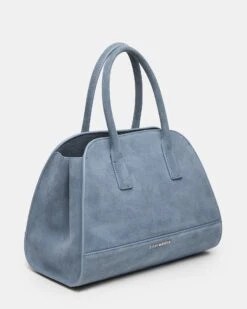 HADLEE BAG BABY BLUE SUEDE -Steve Madden Shop STEVEMADDEN HANDBAGS BHADLEE BABY BLUE SUEDE 02