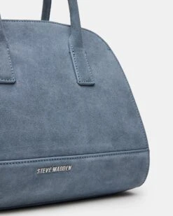 HADLEE BAG BABY BLUE SUEDE -Steve Madden Shop STEVEMADDEN HANDBAGS BHADLEE BABY BLUE SUEDE 03