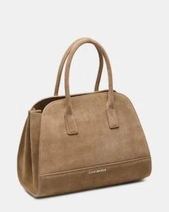 HADLEE BAG TAUPE SUEDE -Steve Madden Shop STEVEMADDEN HANDBAGS BHADLEE TAUPE SUEDE 03