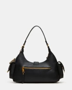 ISSAC BAG BLACK -Steve Madden Shop STEVEMADDEN HANDBAGS BISSAC BLACK 01