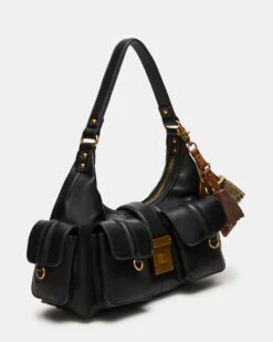 ISSAC BAG BLACK -Steve Madden Shop STEVEMADDEN HANDBAGS BISSAC BLACK 02