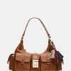 ISSAC BAG COGNAC -Steve Madden Shop STEVEMADDEN HANDBAGS BISSAC COGNAC 01