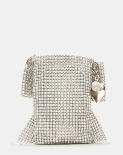 IZZIEE BAG SILVER 13 IZZIEE BAG SILVER -Steve Madden Shop STEVEMADDEN HANDBAGS BIZZIEE SILVER 02