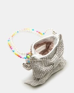 IZZIEE BAG SILVER 12 IZZIEE BAG SILVER -Steve Madden Shop STEVEMADDEN HANDBAGS BIZZIEE SILVER 05
