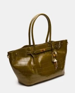 KACEY BAG OLIVE -Steve Madden Shop STEVEMADDEN HANDBAGS BKACEY OLIVE 03