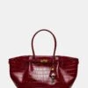 KACEY BAG RED -Steve Madden Shop STEVEMADDEN HANDBAGS BKACEY RED CROCO 01