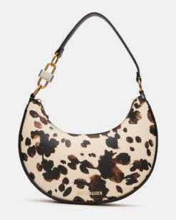 LOHAN BAG BROWN PRINT -Steve Madden Shop STEVEMADDEN HANDBAGS BLOHAN BROWN PRINT