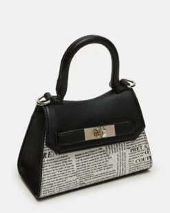 MADLYN BAG BLACK/WHITE 12 MADLYN BAG BLACK/WHITE -Steve Madden Shop STEVEMADDEN HANDBAGS BMADLYN BLACK WHITE 03