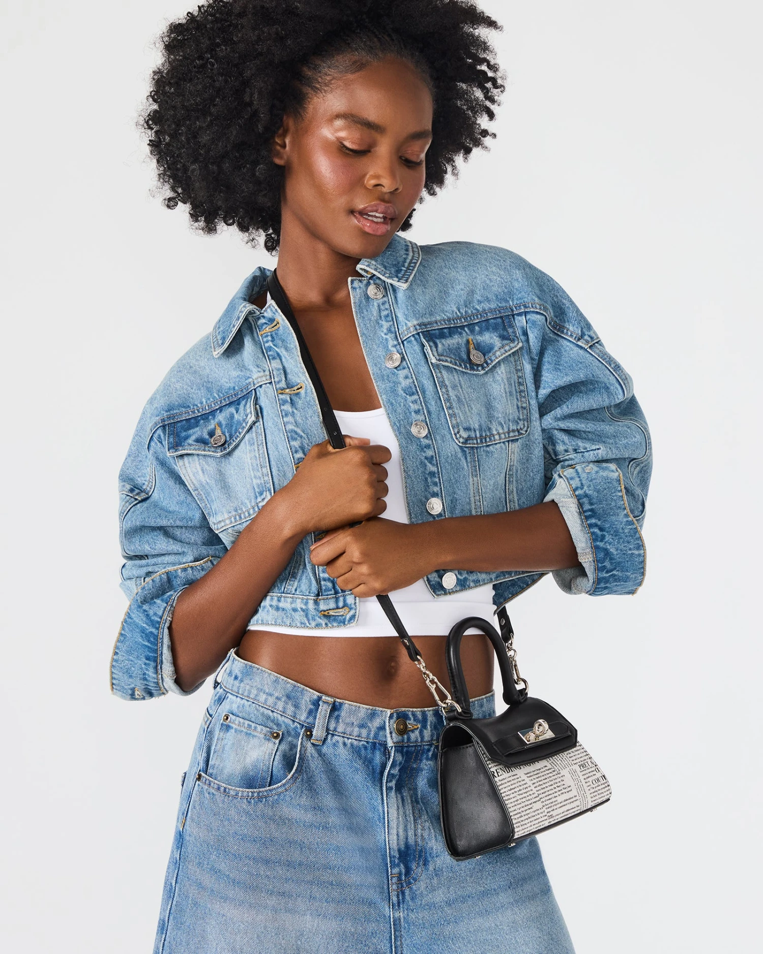 MADLYN BAG BLACK/WHITE 7 MADLYN BAG BLACK/WHITE - Image 7