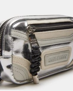 MADRIDD BAG SILVER -Steve Madden Shop STEVEMADDEN HANDBAGS BMADRIDD SILVER 03