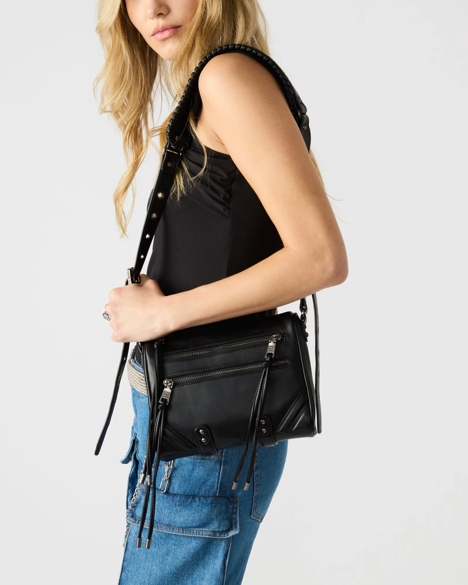 RIGBY BAG BLACK DISTRESSED 2 RIGBY BAG BLACK DISTRESSED - Image 2