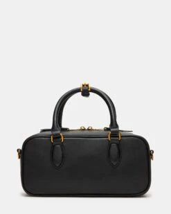 MERIT BAG BLACK LEATHER -Steve Madden Shop STEVEMADDEN HANDBAGS BMERIT BLACK LEATHER 02